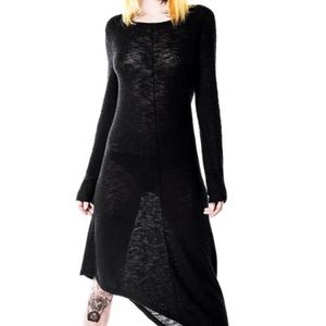 Merciless Asymmetrical Knit Dress
